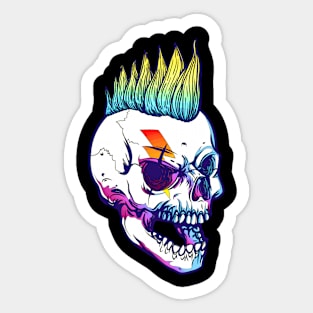 Colors skull Sticker